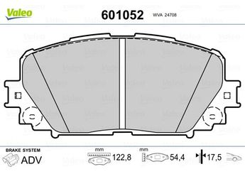 Fren Disk Balata Ön AYD 60657A  446552270 446552240 04465-52240 446552310 04465-52310 446552190 04465-52190 04465-52270 446552300 04465-52300 0446552240 0446552300