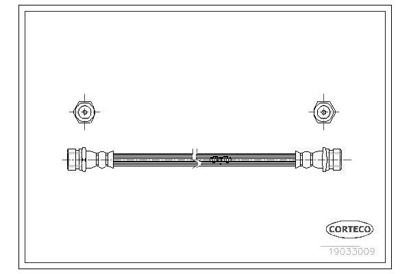 Fren Hortumu Arka Sağ veya Sol Kia Sephia (1993->)  CAVO C900 806A