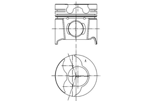 Piston (80.00MM-0.50)  Opel Vivaro (2001->)  GOETZE 87-71821-050