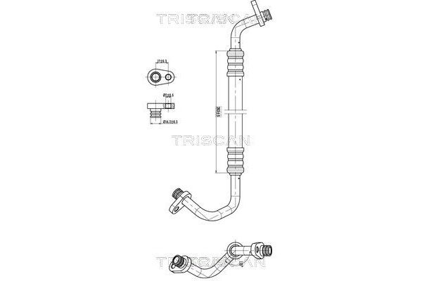 Klima Hortumu  PSA ORJINAL 6460EN