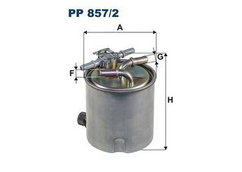 Yakıt Filtresi  FILTRON PP 857/2  16400JY00B 16400-JY00B 16400JD50B 16400-JD50B 16400JY00D 16400-JY00D 16400JY09E 16400-JY09E 16 40 0JY 00B 16 40 0JY 00D