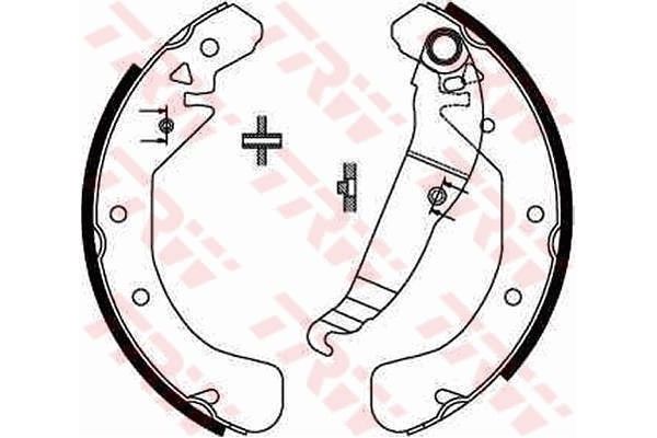 Fren Pabuçlu Balata Arka Opel Combo (Corsa C)(2001->)  MGA 54132